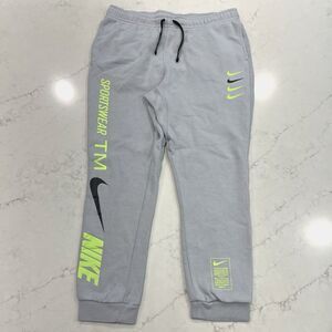 Nike Jogger Sweatpants Microbrand Club Fleece XL Gray Green Sportswear Pants